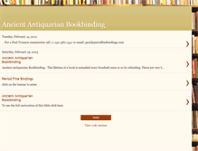 Tablet Screenshot of antiquarian-book-binding.blogspot.com