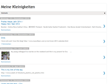 Tablet Screenshot of meinekleinigkeiten.blogspot.com