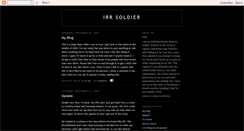 Desktop Screenshot of irrsoldier.blogspot.com