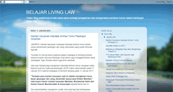 Desktop Screenshot of halim-livinglaw.blogspot.com