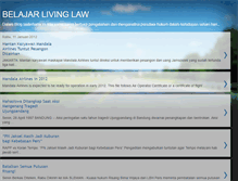 Tablet Screenshot of halim-livinglaw.blogspot.com