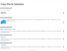 Tablet Screenshot of crazyparrotsolutions.blogspot.com