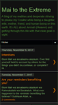 Mobile Screenshot of maitotheextreme.blogspot.com