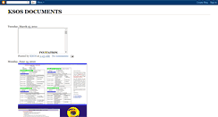 Desktop Screenshot of ksos1.blogspot.com