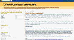 Desktop Screenshot of centralohiorealestateinformation.blogspot.com