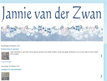 Tablet Screenshot of jannievanderzwan.blogspot.com