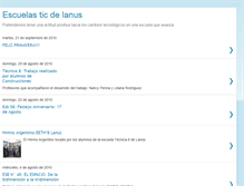 Tablet Screenshot of escuelasticdelanus.blogspot.com