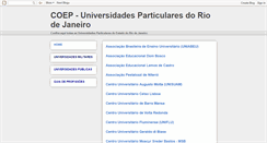 Desktop Screenshot of coepuniversidadesparticulares.blogspot.com
