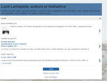 Tablet Screenshot of lucielachapelle-auteur-realisatrice.blogspot.com
