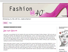 Tablet Screenshot of fashionatforty.blogspot.com