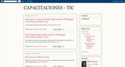 Desktop Screenshot of capacitaciones-tic.blogspot.com