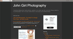 Desktop Screenshot of johngirtphotography.blogspot.com