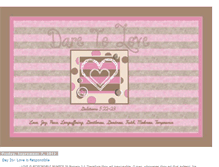 Tablet Screenshot of daretolovechallenge.blogspot.com