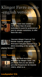 Mobile Screenshot of klinger-favre-english.blogspot.com