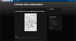 Desktop Screenshot of coloreardoraexploradora.blogspot.com