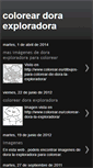 Mobile Screenshot of coloreardoraexploradora.blogspot.com