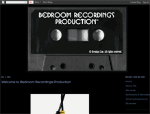 Tablet Screenshot of bedroom-recordings.blogspot.com