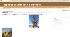 Desktop Screenshot of especiesautoctonas.blogspot.com
