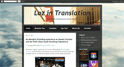 Desktop Screenshot of lozintranslation.blogspot.com