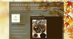 Desktop Screenshot of people-for-change.blogspot.com