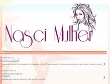 Tablet Screenshot of nasci-mulher.blogspot.com