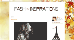 Desktop Screenshot of fashinspirations.blogspot.com