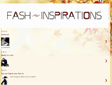 Tablet Screenshot of fashinspirations.blogspot.com
