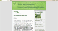 Desktop Screenshot of plantingfaith.blogspot.com