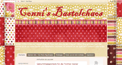 Desktop Screenshot of connis-bastelchaos.blogspot.com