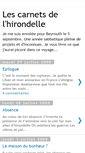 Mobile Screenshot of carnetsdelhirondelle.blogspot.com