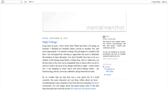 Desktop Screenshot of mentalmenthol.blogspot.com