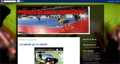 Desktop Screenshot of futsal-peru.blogspot.com