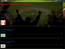 Tablet Screenshot of futsal-peru.blogspot.com