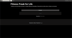 Desktop Screenshot of fitnessfreak4life.blogspot.com