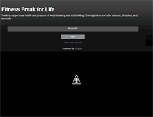 Tablet Screenshot of fitnessfreak4life.blogspot.com