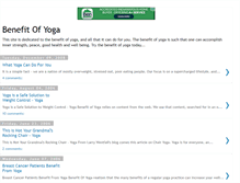 Tablet Screenshot of benefitofyoga.blogspot.com