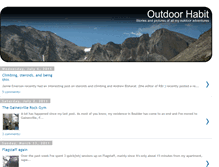 Tablet Screenshot of outdoorhabit.blogspot.com