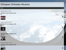 Tablet Screenshot of ethiopianorthodoxmiracles.blogspot.com