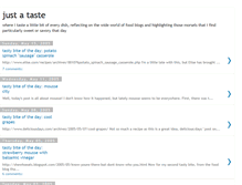 Tablet Screenshot of justataste.blogspot.com