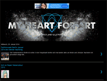 Tablet Screenshot of myheartforart.blogspot.com