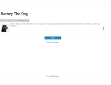 Tablet Screenshot of barney-the-dog-blog.blogspot.com