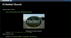 Desktop Screenshot of elbethelchurch.blogspot.com