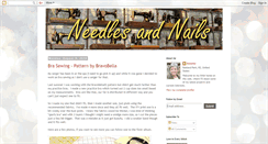 Desktop Screenshot of needlesnails.blogspot.com