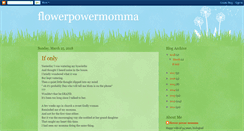 Desktop Screenshot of flowerpowermomma.blogspot.com