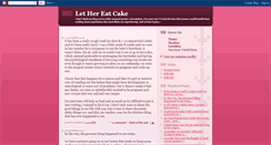 Desktop Screenshot of let-her-eat-cake.blogspot.com