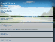 Tablet Screenshot of enjoyhi5autism.blogspot.com
