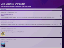 Tablet Screenshot of comlicencaobrigado.blogspot.com
