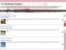 Tablet Screenshot of butterflyproject07.blogspot.com