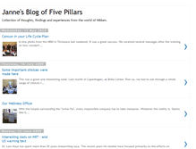 Tablet Screenshot of jannesfivepillars.blogspot.com