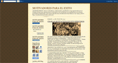 Desktop Screenshot of motivadoresparaelexito.blogspot.com